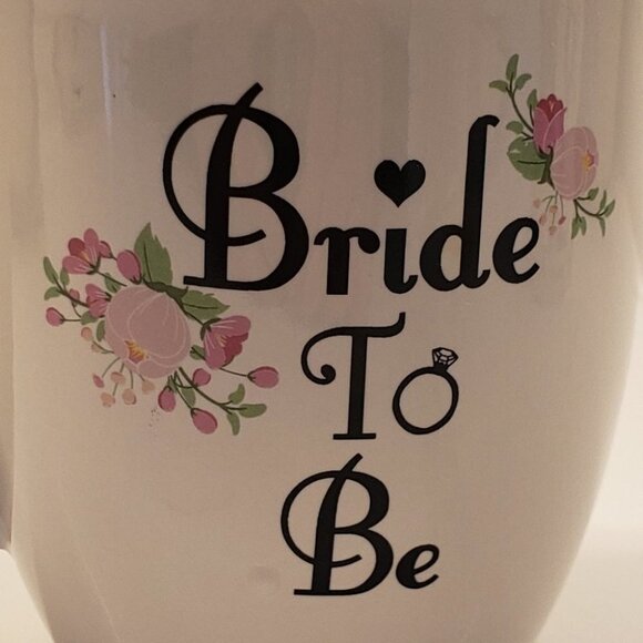 Bride to be Mug (10 Strawberry Street) Coffee Cup Pink, White, Engagement - Picture 5 of 7